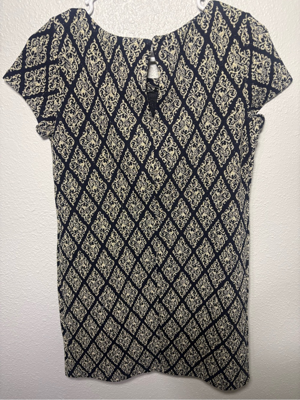 NWT Zara Classic Black & Cream Printed Midi Sheath Dress Size XS - Picture 5 of 6